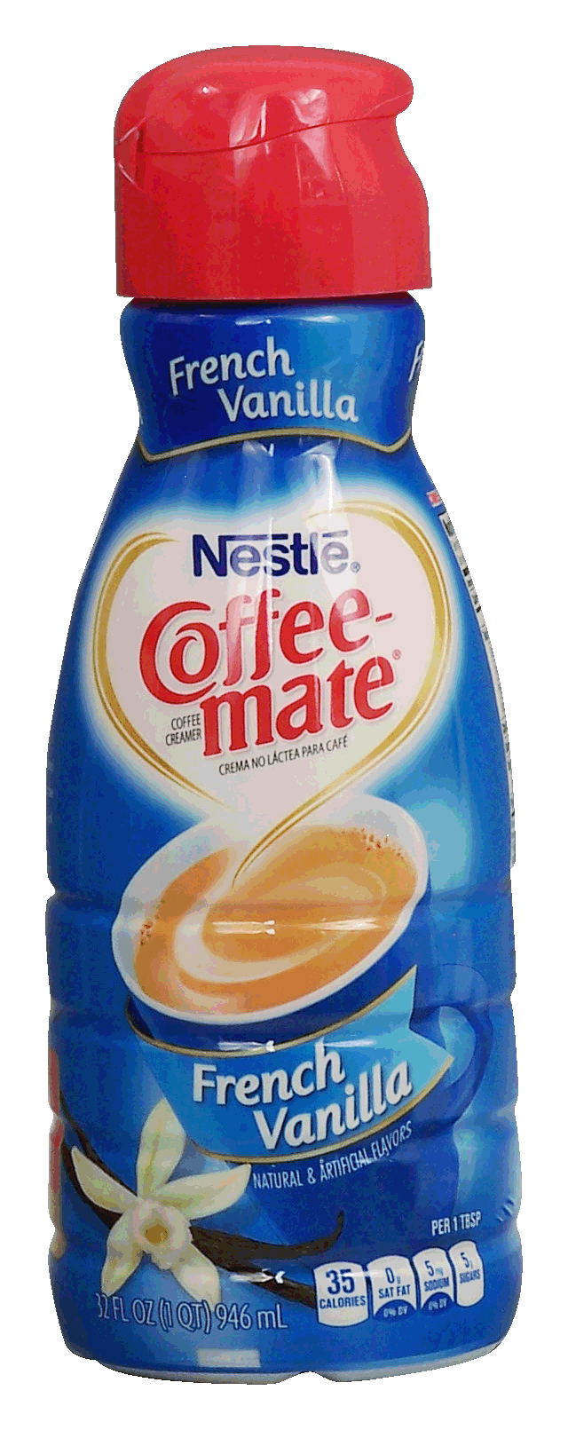 Nestle Coffee-mate french vanilla liquid coffee creamer Full-Size Picture